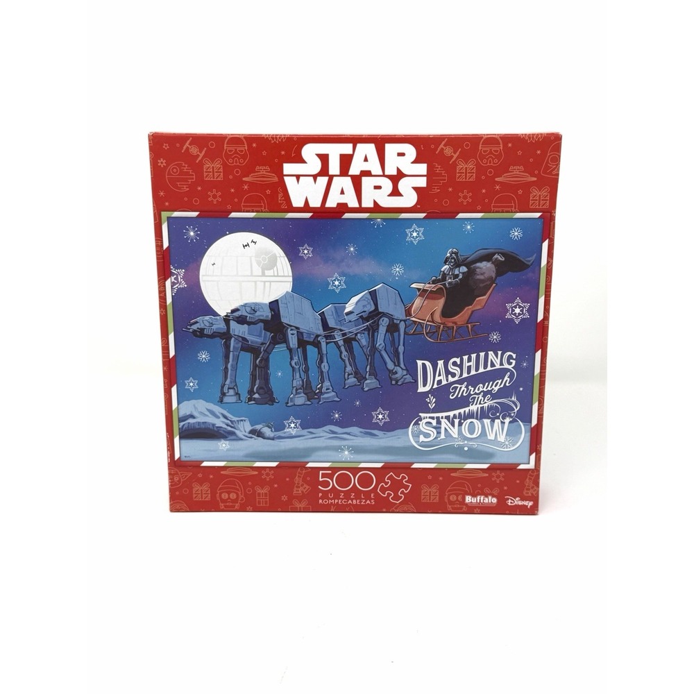 NEW Star Wars Dashing Through the Snow 500 Piece Puzzle Buffalo Games Sealed